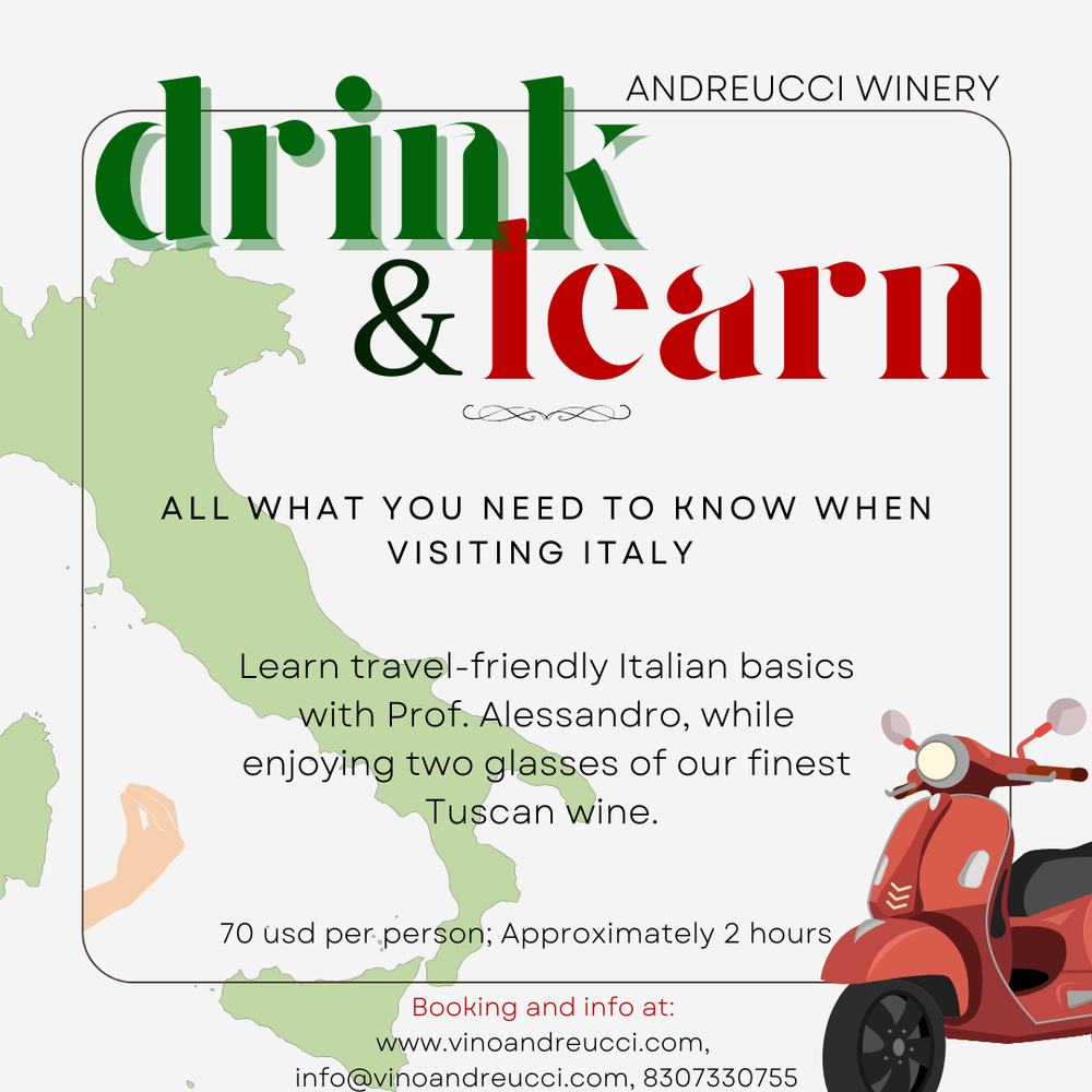 Drink and Learn with Alessandro